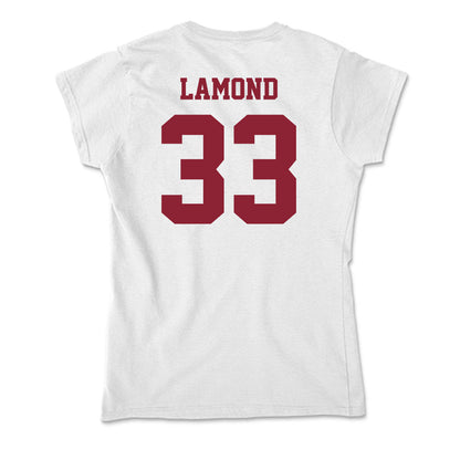 UMass - NCAA Women's Soccer : Ashley Lamond - Soft Style Women’s T-Shirt-1