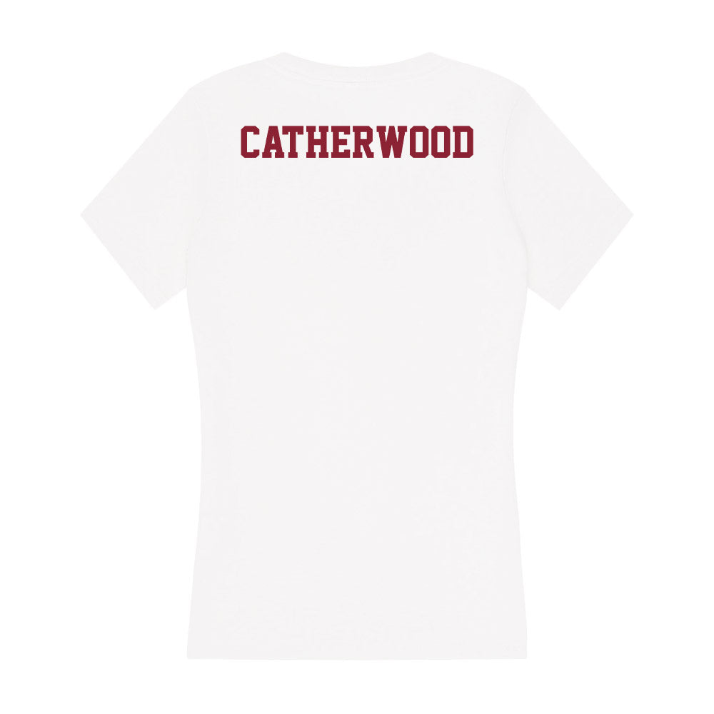 UMass - NCAA Men's Cross Country : Collin Catherwood - Women's V-Neck T-Shirt-1