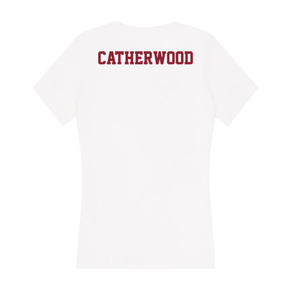 UMass - NCAA Men's Cross Country : Collin Catherwood - Women's V-Neck T-Shirt-1