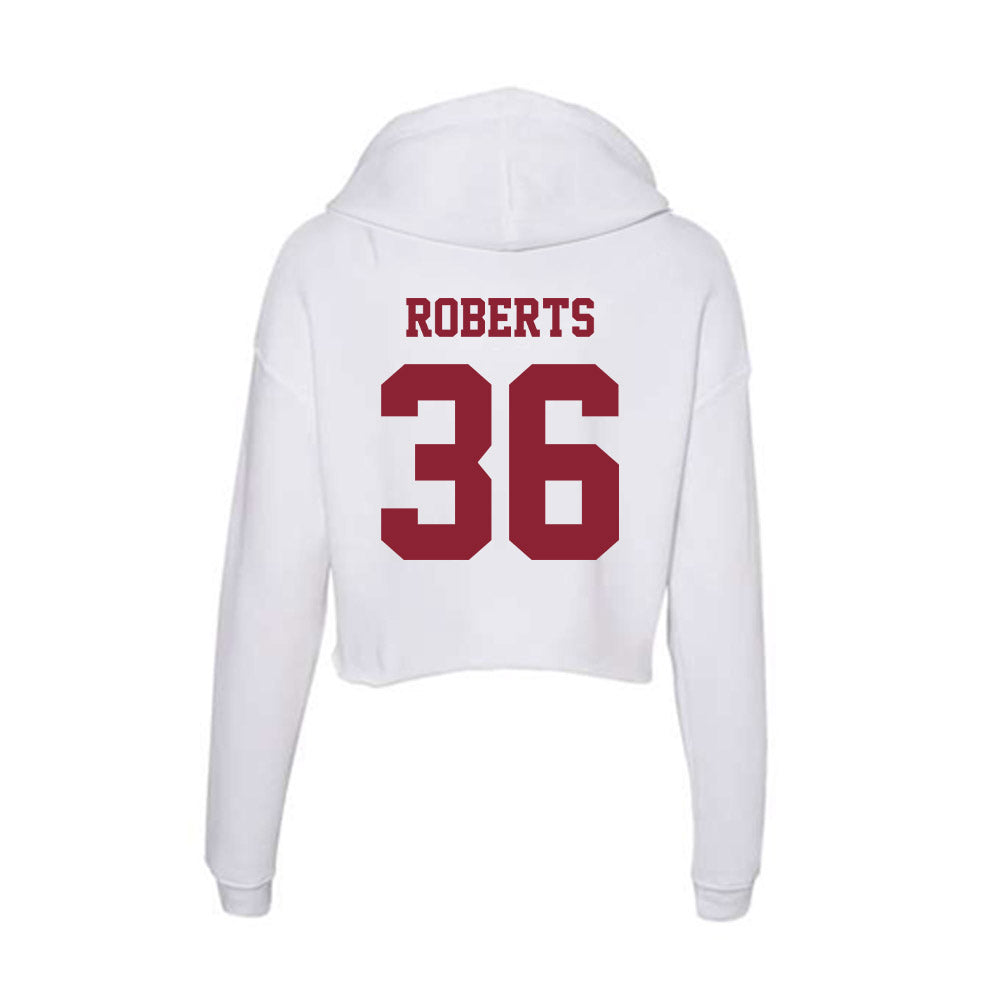  - NCAA Football : Jyree Roberts - Women's Crop Fleece Hoodie-1