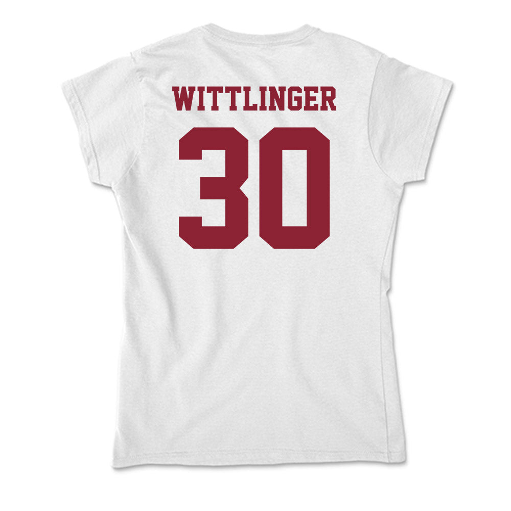 UMass - NCAA Men's Lacrosse : Cole Wittlinger - Soft Style Women’s T-Shirt-1