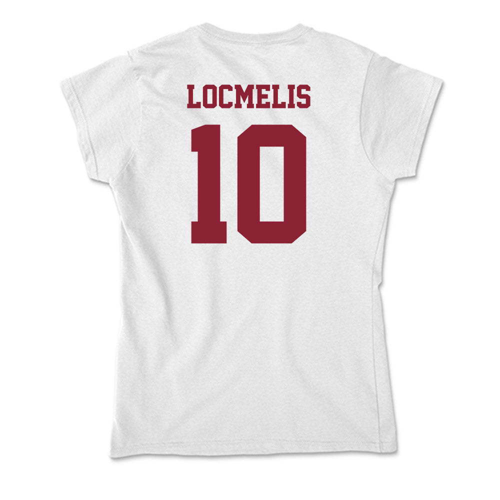 UMass - NCAA Men's Ice Hockey : Dans Locmelis - Soft Style Women’s T-Shirt-1