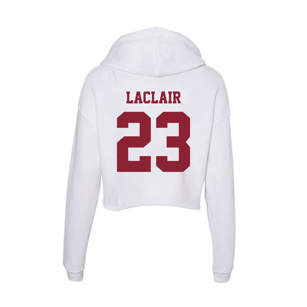  - NCAA Women's Basketball : Momo LaClair - Women's Crop Fleece Hoodie-1