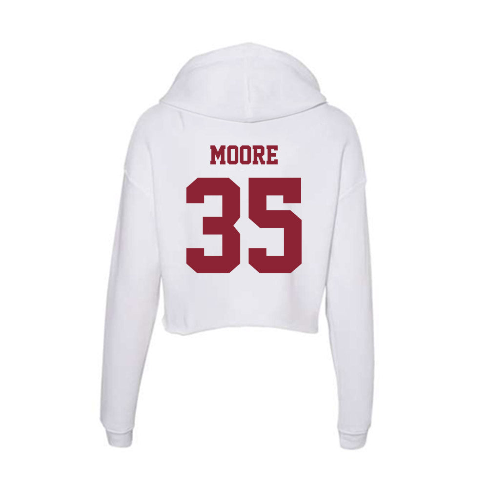  - NCAA Women's Field Hockey : Alexys Moore - Women's Crop Fleece Hoodie-1