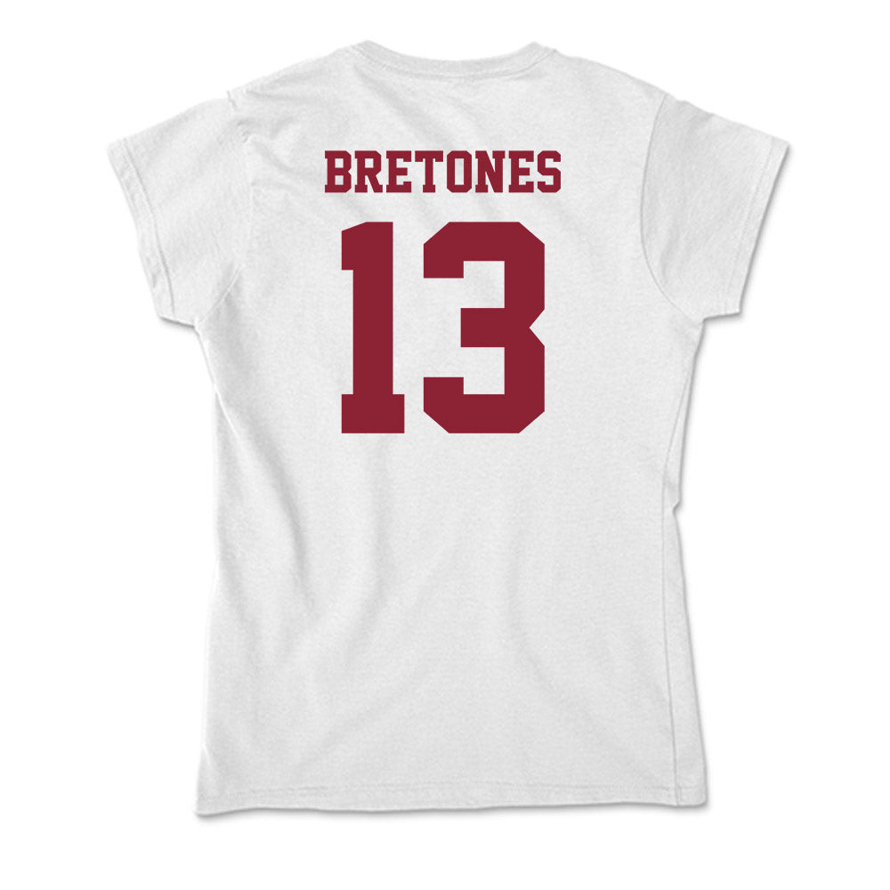 UMass - NCAA Women's Basketball : Kasey Bretones - Soft Style Women’s T-Shirt-1