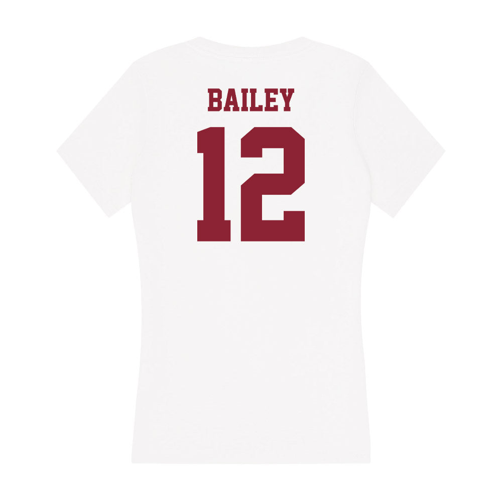 UMass - NCAA Football : Brennen Bailey - Women's V-Neck T-Shirt-1