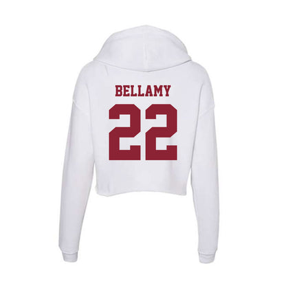 UMass - NCAA Women's Soccer : Morgan Bellamy - Women's Crop Fleece Hoodie-1