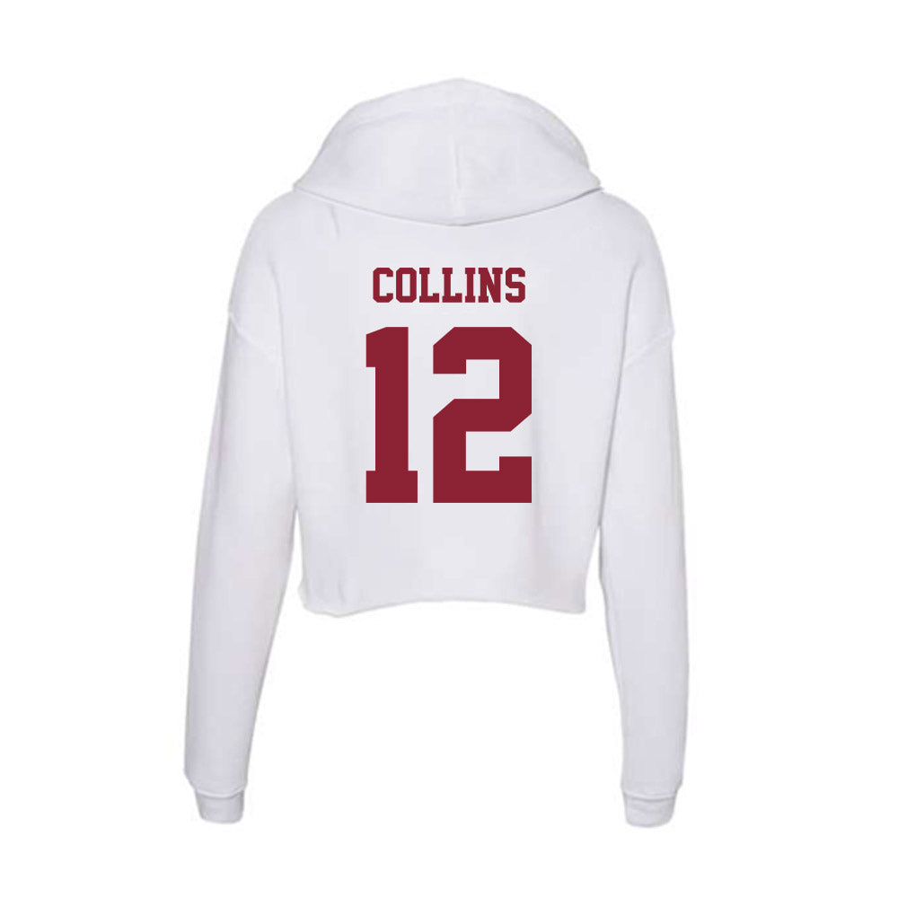  - NCAA Women's Field Hockey : Alexa Collins - Women's Crop Fleece Hoodie-1