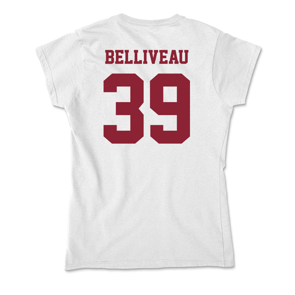 UMass - NCAA Baseball : Samuel Belliveau - Soft Style Women’s T-Shirt-1