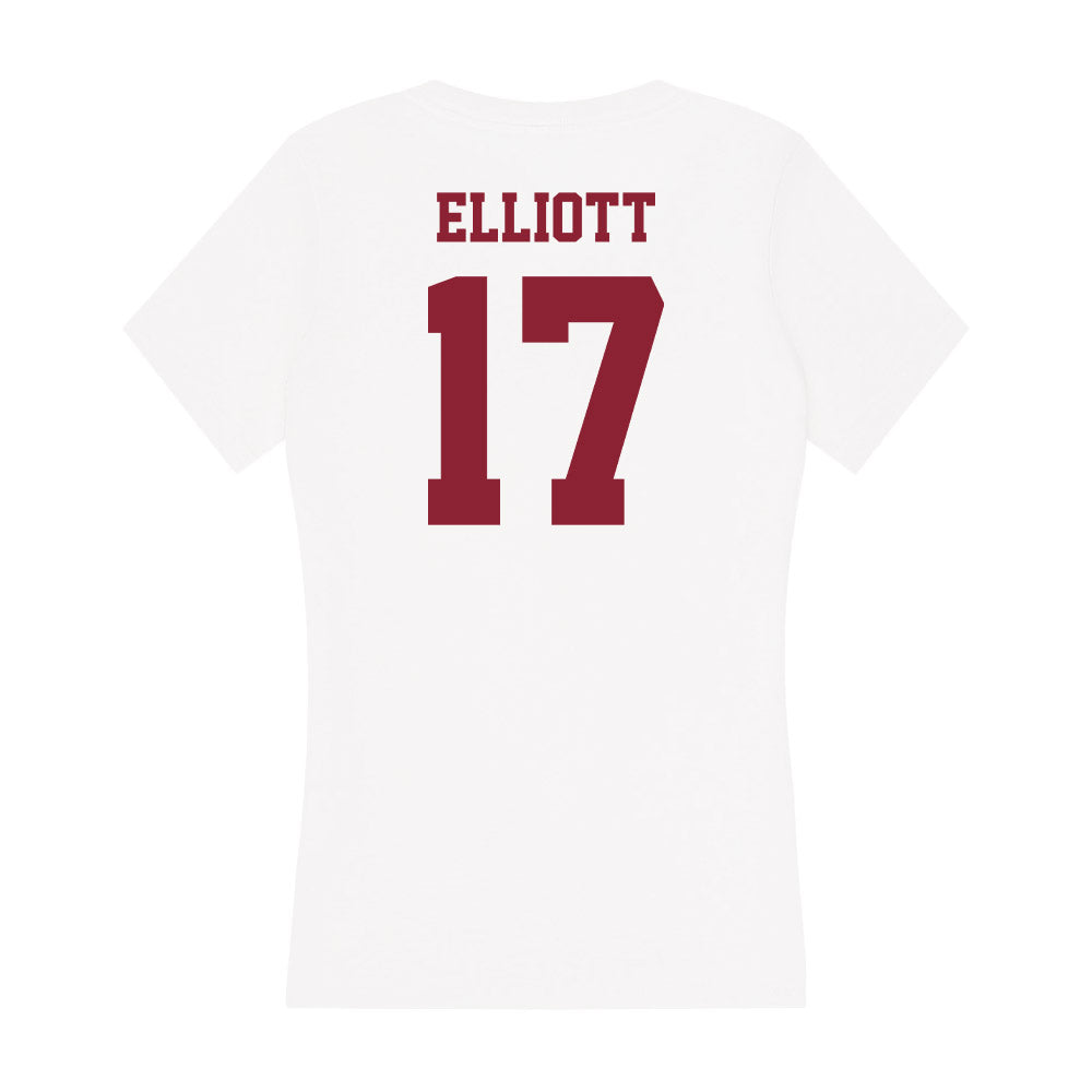 UMass - NCAA Football : Dallas Elliott - Women's V-Neck T-Shirt-1