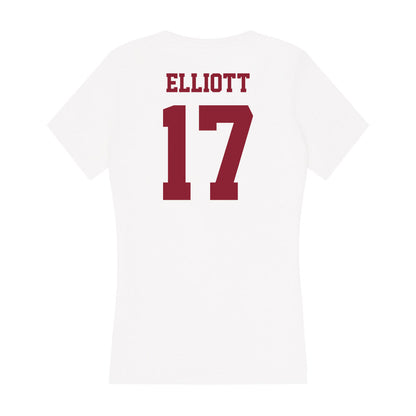 UMass - NCAA Football : Dallas Elliott - Women's V-Neck T-Shirt-1