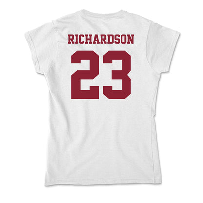 UMass - NCAA Softball : Taylor Richardson - Soft Style Women’s T-Shirt-1