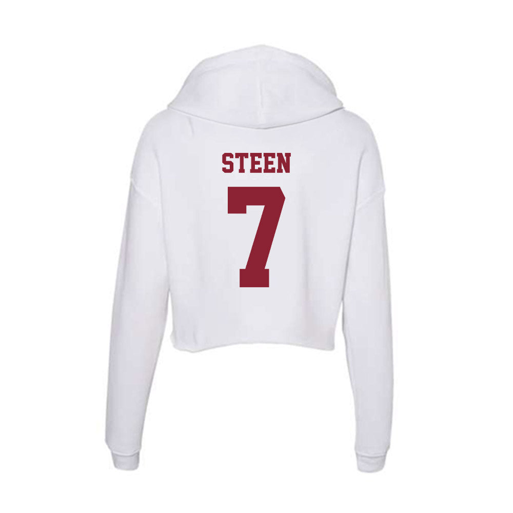 UMass - NCAA Women's Soccer : Kaila Steen - Women's Crop Fleece Hoodie-1