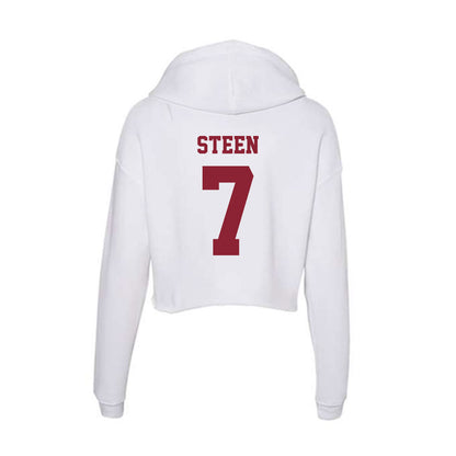 UMass - NCAA Women's Soccer : Kaila Steen - Women's Crop Fleece Hoodie-1