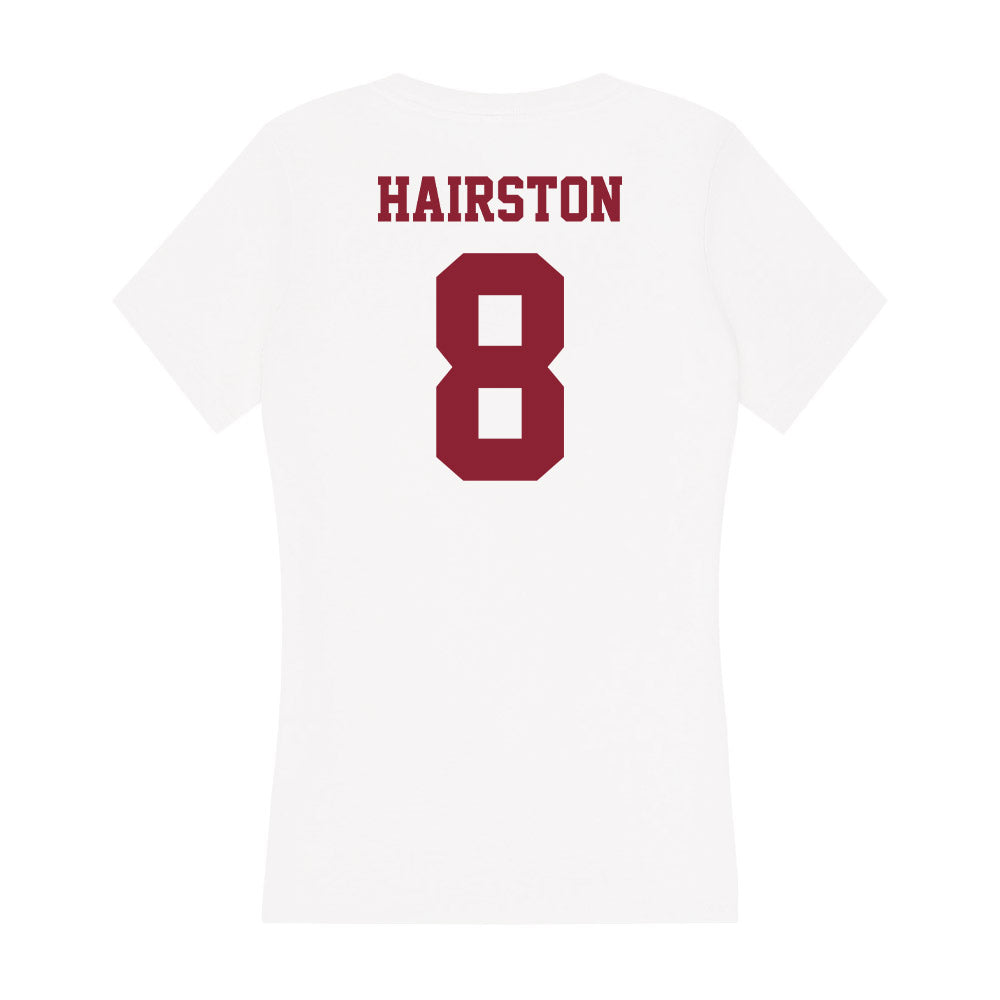 UMass - NCAA Football : AJ Hairston - Women's V-Neck T-Shirt-1