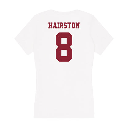 UMass - NCAA Football : AJ Hairston - Women's V-Neck T-Shirt-1