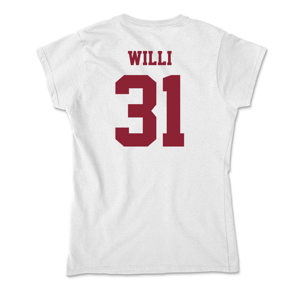 UMass - NCAA Baseball : Marc Willi - Soft Style Women’s T-Shirt-1