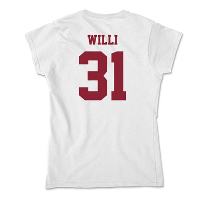 UMass - NCAA Baseball : Marc Willi - Soft Style Women’s T-Shirt-1