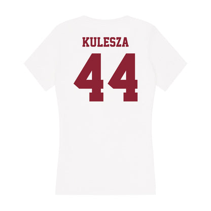 UMass - NCAA Women's Basketball : Stefanie Kulesza - Women's V-Neck T-Shirt-1