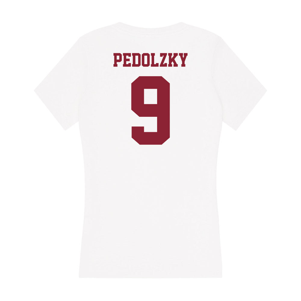 UMass - NCAA Women's Soccer : Chandler Pedolzky - Women's V-Neck T-Shirt-1