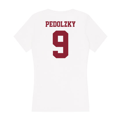 UMass - NCAA Women's Soccer : Chandler Pedolzky - Women's V-Neck T-Shirt-1