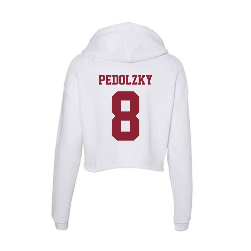  - NCAA Women's Soccer : Emma Pedolzky - Women's Crop Fleece Hoodie-1