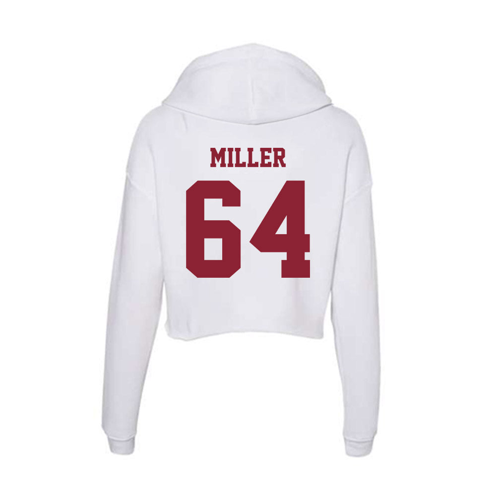  - NCAA Football : Peyton Miller - Women's Crop Fleece Hoodie-1