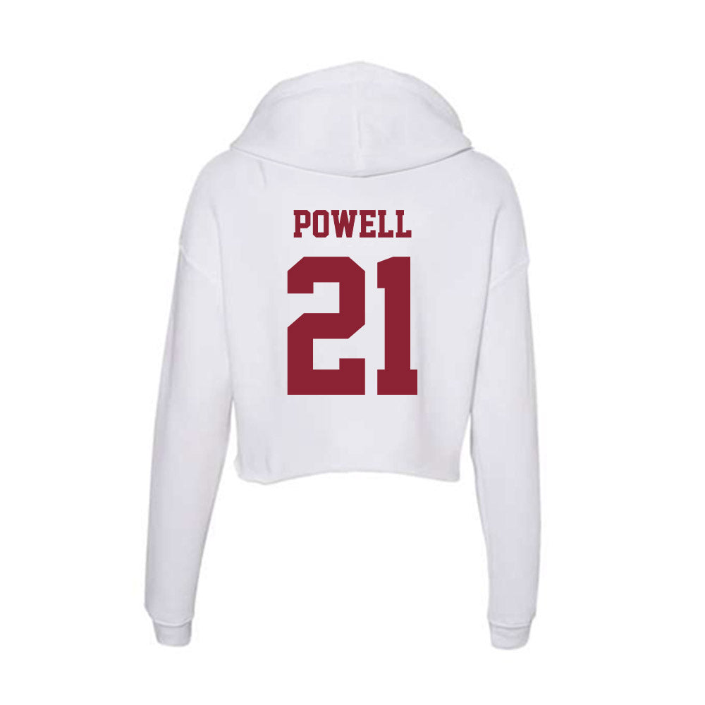  - NCAA Football : Te'Rai Powell - Women's Crop Fleece Hoodie-1