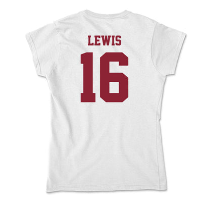 UMass - NCAA Men's Lacrosse : Caelin Lewis - Soft Style Women’s T-Shirt-1