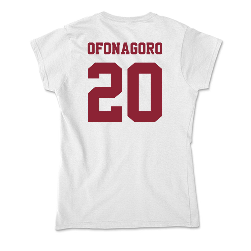 UMass - NCAA Football : Godson Ofonagoro - Soft Style Women’s T-Shirt-1