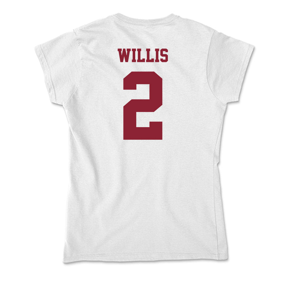 UMass - NCAA Men's Soccer : Michael Willis - Soft Style Women’s T-Shirt-1