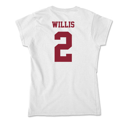 UMass - NCAA Men's Soccer : Michael Willis - Soft Style Women’s T-Shirt-1