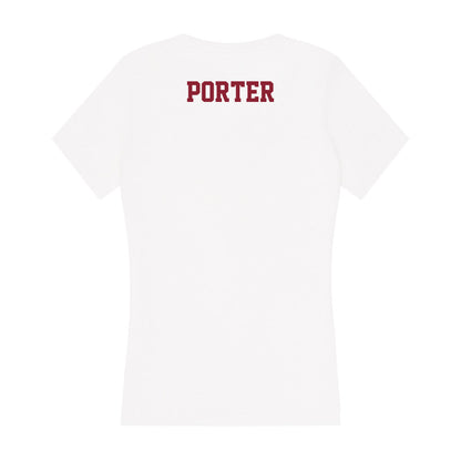 UMass - NCAA Women's Swimming & Diving : Sophie Porter - Women's V-Neck T-Shirt-1