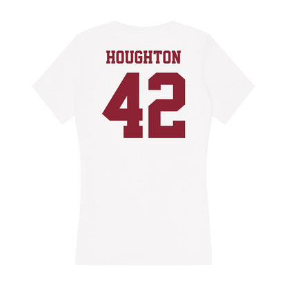 UMass - NCAA Baseball : Andrew Houghton - Women's V-Neck T-Shirt-1