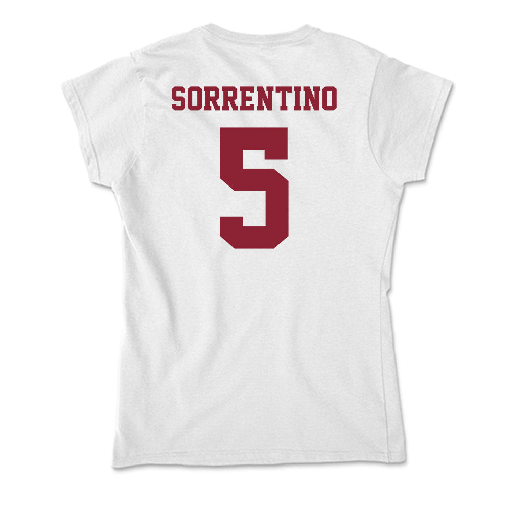 UMass - NCAA Women's Basketball : Aleah Sorrentino - Soft Style Women’s T-Shirt-1