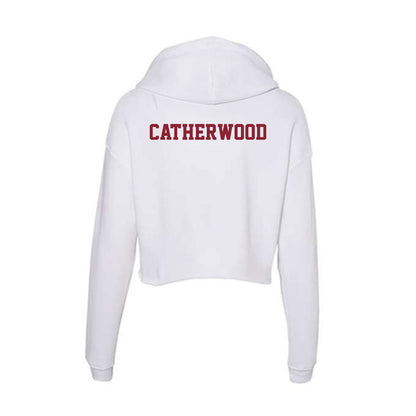  - NCAA Men's Cross Country : Collin Catherwood - Women's Crop Fleece Hoodie-1