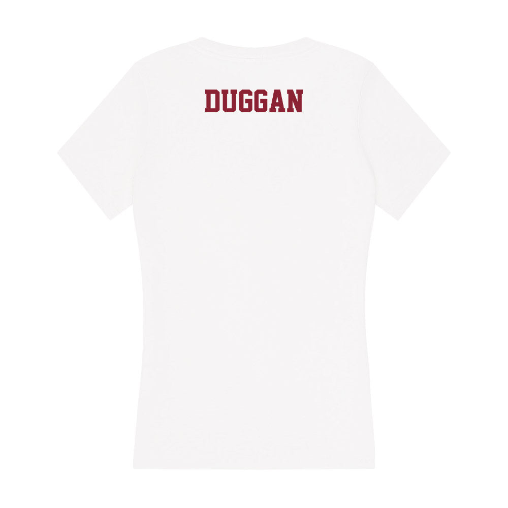 UMass - NCAA Men's Track & Field : Joe Duggan - Women's V-Neck T-Shirt-1