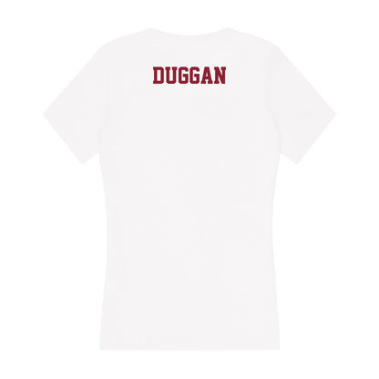 UMass - NCAA Men's Track & Field : Joe Duggan - Women's V-Neck T-Shirt-1