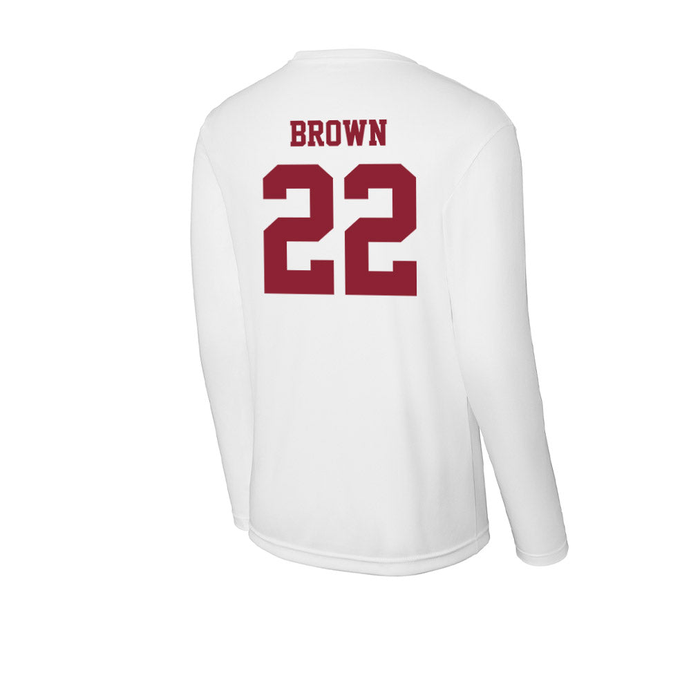 UMass - NCAA Men's Soccer : Alex Brown - Activewear Long Sleeve T-Shirt-1