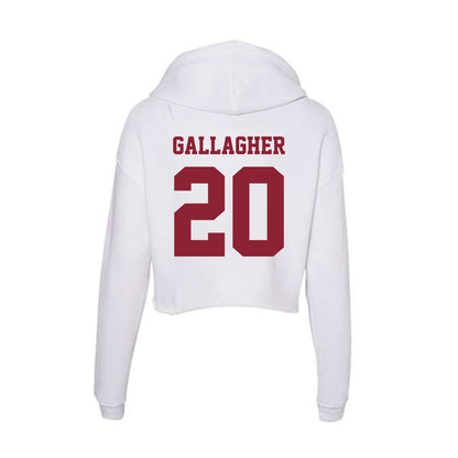  - NCAA Baseball : Will Gallagher - Women's Crop Fleece Hoodie-1