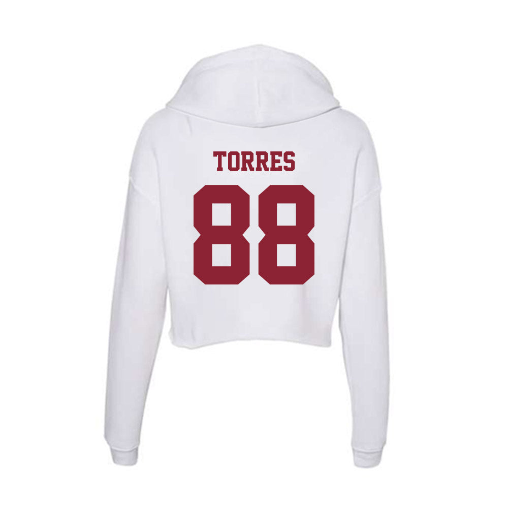  - NCAA Softball : Odyssey Torres - Women's Crop Fleece Hoodie-1