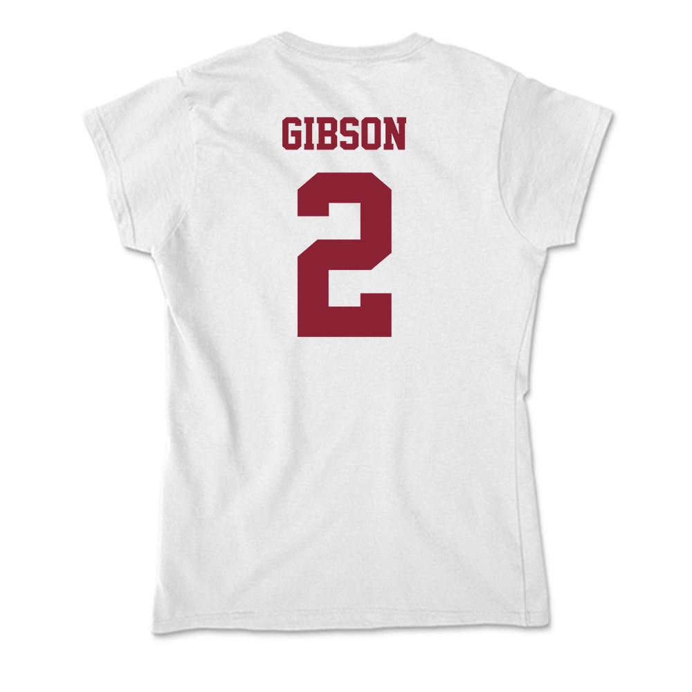 UMass - NCAA Football : Jacquon Gibson - Soft Style Women’s T-Shirt-1