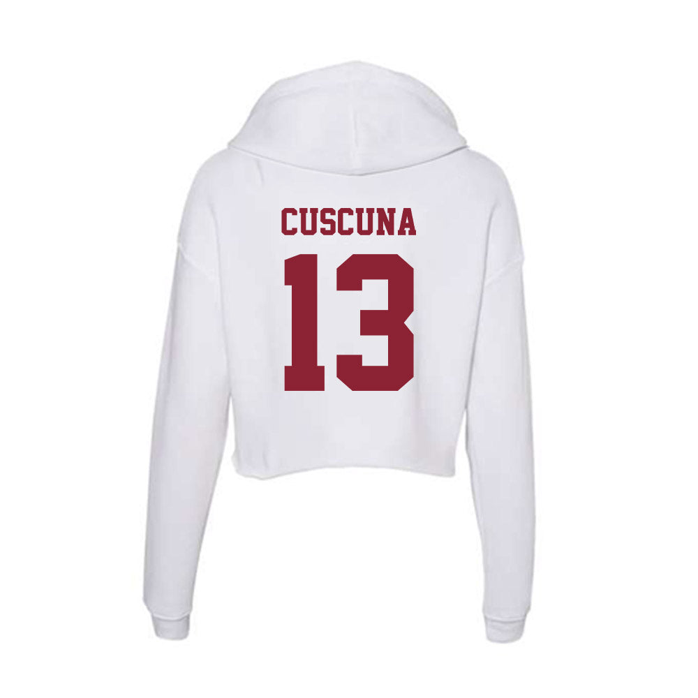 UMass - NCAA Women's Soccer : Skye Cuscuna - Women's Crop Fleece Hoodie-1