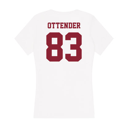 UMass - NCAA Football : Eric Ottender - Women's V-Neck T-Shirt-1