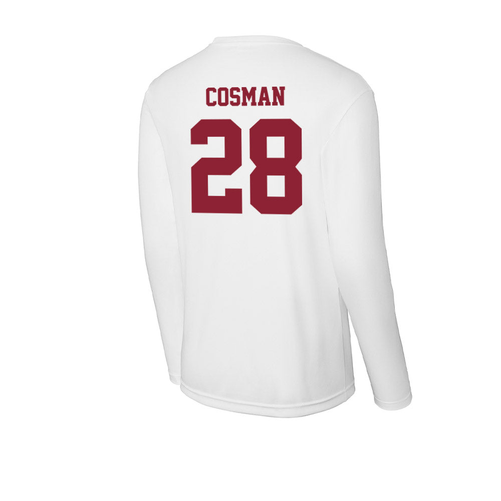 UMass - NCAA Men's Ice Hockey : Bo Cosman - Activewear Long Sleeve T-Shirt