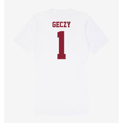 UMass - NCAA Men's Soccer : Alex Geczy - Women's V-Neck T-Shirt-1