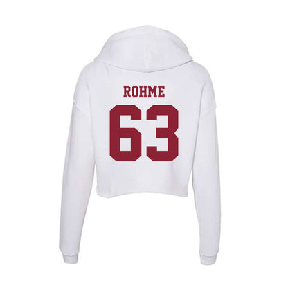  - NCAA Football : Brayden Rohme - Women's Crop Fleece Hoodie-1