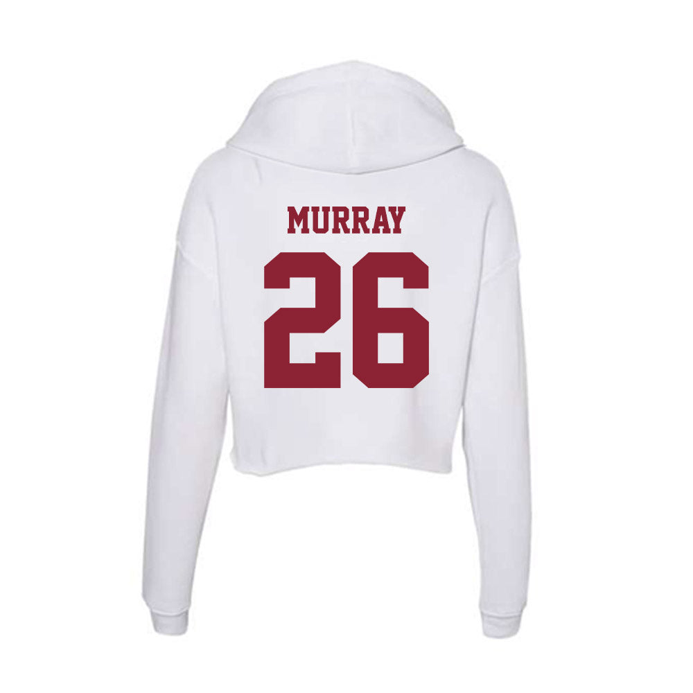  - NCAA Men's Ice Hockey : Owen Murray - Women's Crop Fleece Hoodie-1