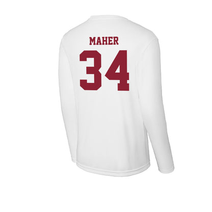 UMass - NCAA Men's Lacrosse : Liam Maher - Activewear Long Sleeve T-Shirt