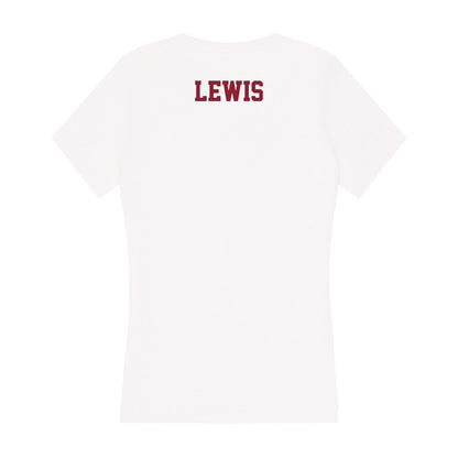 UMass - NCAA Men's Track & Field : Winston Lewis - Women's V-Neck T-Shirt-1